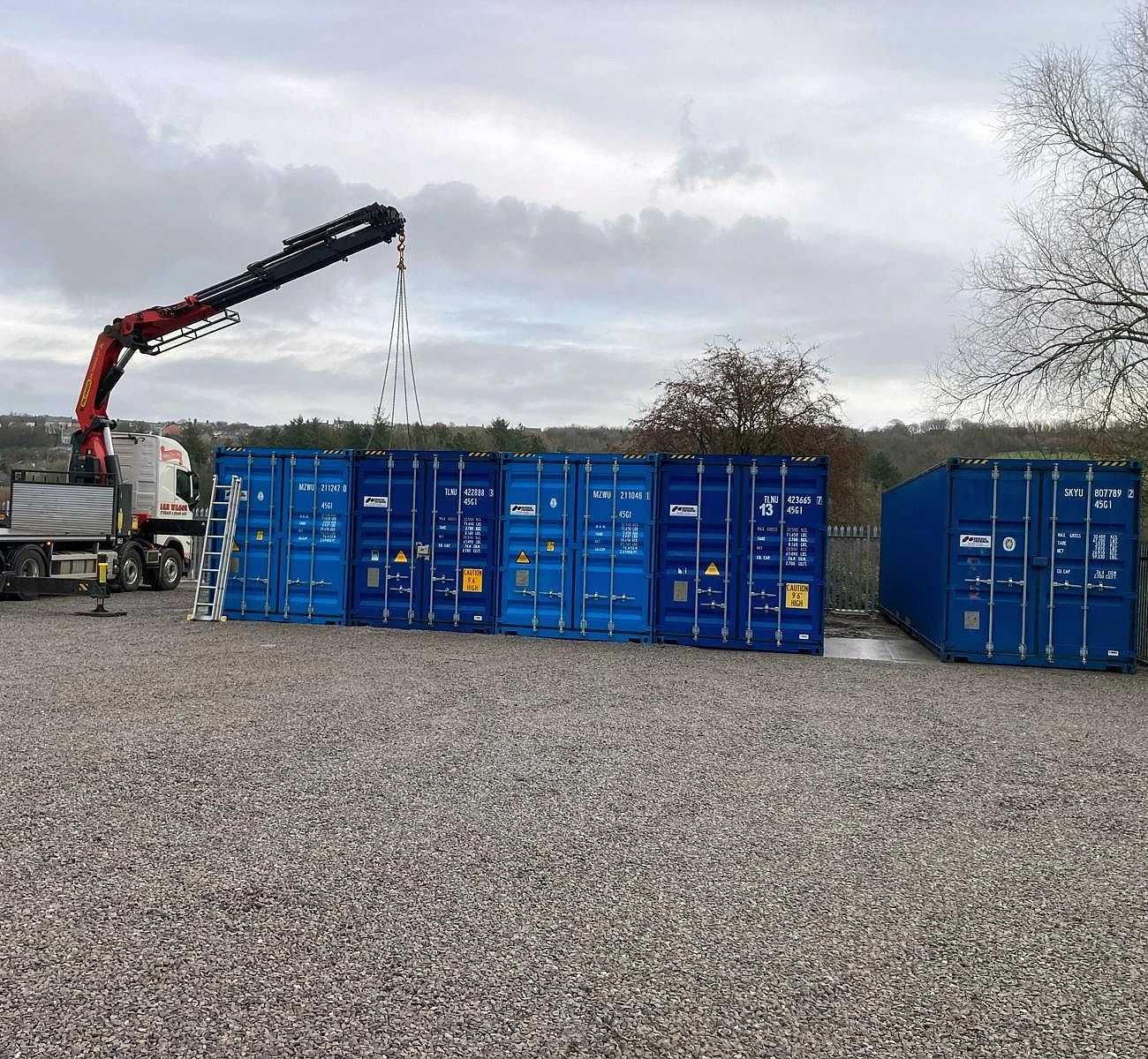 Steel shipping containers available for additional storage across Cumbria for sale or hire 